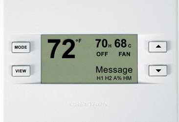 Crestron CHV-TSTAT-FCU-A CHV-TSTAT-FCU-A Heating/Cooling Fan-Coil Thermostat, Almond