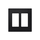 Crestron FP-G2-B-S FP-G2-B-S Decorator Style Faceplate, 2-Gang, Black Smooth